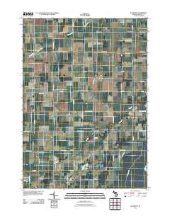 Rathbone Michigan Historical topographic map, 1:24000 scale, 7.5 X 7.5 Minute, Year 2011