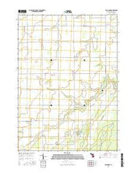 Rathbone Michigan Current topographic map, 1:24000 scale, 7.5 X 7.5 Minute, Year 2016