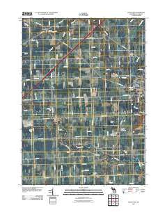 Rattle Run Michigan Historical topographic map, 1:24000 scale, 7.5 X 7.5 Minute, Year 2011