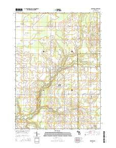 Ravenna Michigan Historical topographic map, 1:24000 scale, 7.5 X 7.5 Minute, Year 2014