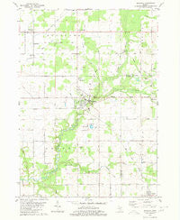 Ravenna Michigan Historical topographic map, 1:24000 scale, 7.5 X 7.5 Minute, Year 1980