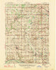 Ravenna Michigan Historical topographic map, 1:62500 scale, 15 X 15 Minute, Year 1945