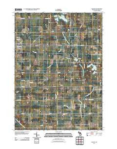 Reading Michigan Historical topographic map, 1:24000 scale, 7.5 X 7.5 Minute, Year 2011