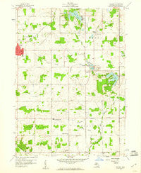 Reading Michigan Historical topographic map, 1:24000 scale, 7.5 X 7.5 Minute, Year 1959
