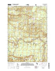 Red Oak Michigan Historical topographic map, 1:24000 scale, 7.5 X 7.5 Minute, Year 2014