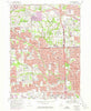 Redford Michigan Historical topographic map, 1:24000 scale, 7.5 X 7.5 Minute, Year 1968