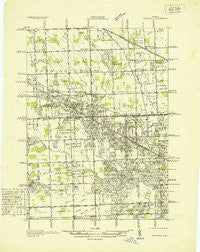 Redford Michigan Historical topographic map, 1:31680 scale, 7.5 X 7.5 Minute, Year 1936