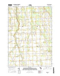 Redman Michigan Current topographic map, 1:24000 scale, 7.5 X 7.5 Minute, Year 2016