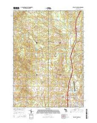 Reed City North Michigan Historical topographic map, 1:24000 scale, 7.5 X 7.5 Minute, Year 2014