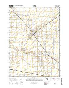 Reese Michigan Historical topographic map, 1:24000 scale, 7.5 X 7.5 Minute, Year 2014