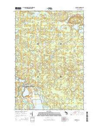 Republic Michigan Historical topographic map, 1:24000 scale, 7.5 X 7.5 Minute, Year 2014
