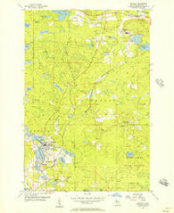 Republic Michigan Historical topographic map, 1:24000 scale, 7.5 X 7.5 Minute, Year 1955