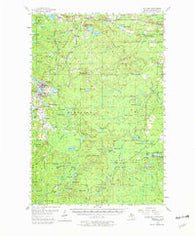 Republic Michigan Historical topographic map, 1:62500 scale, 15 X 15 Minute, Year 1955