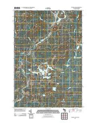 Resort Lake Michigan Historical topographic map, 1:24000 scale, 7.5 X 7.5 Minute, Year 2011
