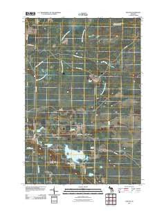 Rexton Michigan Historical topographic map, 1:24000 scale, 7.5 X 7.5 Minute, Year 2011