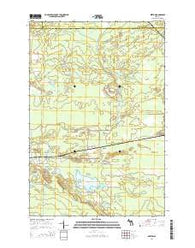 Rexton Michigan Historical topographic map, 1:24000 scale, 7.5 X 7.5 Minute, Year 2014