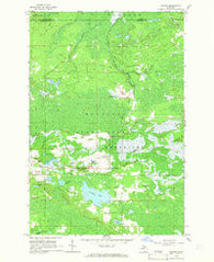 Rexton Michigan Historical topographic map, 1:24000 scale, 7.5 X 7.5 Minute, Year 1964