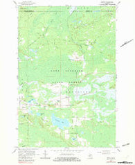 Rexton Michigan Historical topographic map, 1:24000 scale, 7.5 X 7.5 Minute, Year 1964