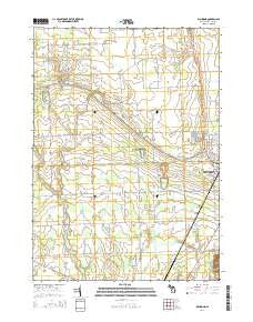 Richmond Michigan Historical topographic map, 1:24000 scale, 7.5 X 7.5 Minute, Year 2014
