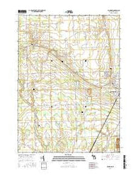 Richmond Michigan Current topographic map, 1:24000 scale, 7.5 X 7.5 Minute, Year 2017