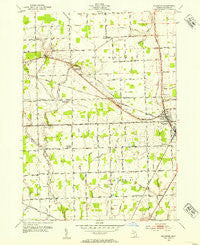 Richmond Michigan Historical topographic map, 1:24000 scale, 7.5 X 7.5 Minute, Year 1952