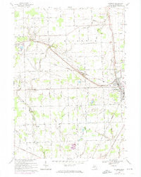 Richmond Michigan Historical topographic map, 1:24000 scale, 7.5 X 7.5 Minute, Year 1968