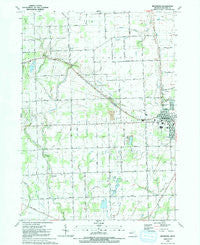 Richmond Michigan Historical topographic map, 1:24000 scale, 7.5 X 7.5 Minute, Year 1991