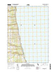 Richmondville Michigan Current topographic map, 1:24000 scale, 7.5 X 7.5 Minute, Year 2017