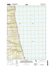 Richmondville Michigan Current topographic map, 1:24000 scale, 7.5 X 7.5 Minute, Year 2017