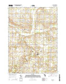 Riley Michigan Historical topographic map, 1:24000 scale, 7.5 X 7.5 Minute, Year 2014
