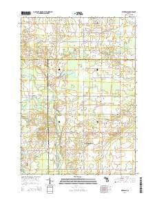 Riverdale Michigan Historical topographic map, 1:24000 scale, 7.5 X 7.5 Minute, Year 2014