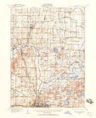 Rives Junction Michigan Historical topographic map, 1:62500 scale, 15 X 15 Minute, Year 1919