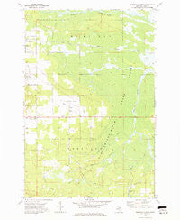 Roberts Corner Michigan Historical topographic map, 1:24000 scale, 7.5 X 7.5 Minute, Year 1973