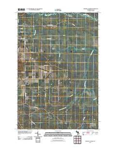 Roberts Corner Michigan Historical topographic map, 1:24000 scale, 7.5 X 7.5 Minute, Year 2011