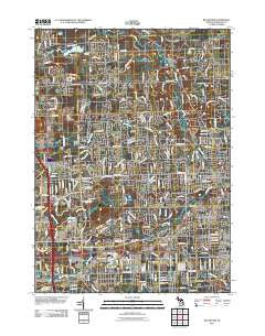 Rochester Michigan Historical topographic map, 1:24000 scale, 7.5 X 7.5 Minute, Year 2011