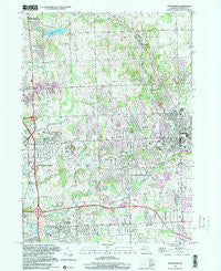 Rochester Michigan Historical topographic map, 1:24000 scale, 7.5 X 7.5 Minute, Year 1997