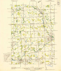 Rochester Michigan Historical topographic map, 1:31680 scale, 7.5 X 7.5 Minute, Year 1936