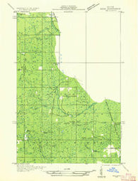 Rock NE Michigan Historical topographic map, 1:31680 scale, 7.5 X 7.5 Minute, Year 1932