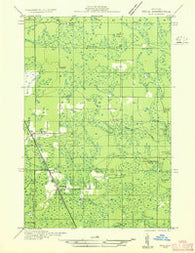 Rock NW Michigan Historical topographic map, 1:31680 scale, 7.5 X 7.5 Minute, Year 1932
