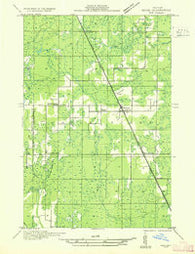 Rock SW Michigan Historical topographic map, 1:31680 scale, 7.5 X 7.5 Minute, Year 1932