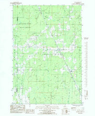 Rock Michigan Historical topographic map, 1:24000 scale, 7.5 X 7.5 Minute, Year 1985