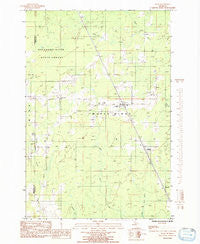 Rock Michigan Historical topographic map, 1:24000 scale, 7.5 X 7.5 Minute, Year 1985