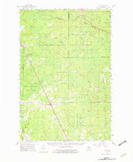 Rock Michigan Historical topographic map, 1:62500 scale, 15 X 15 Minute, Year 1958