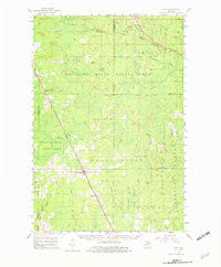 Rock Michigan Historical topographic map, 1:62500 scale, 15 X 15 Minute, Year 1958