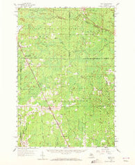 Rock Michigan Historical topographic map, 1:62500 scale, 15 X 15 Minute, Year 1958