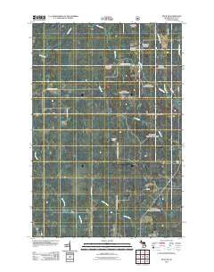 Rock SE Michigan Historical topographic map, 1:24000 scale, 7.5 X 7.5 Minute, Year 2011