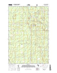 Rock SE Michigan Current topographic map, 1:24000 scale, 7.5 X 7.5 Minute, Year 2017