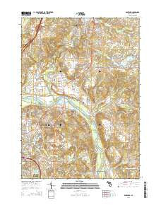 Rockford Michigan Historical topographic map, 1:24000 scale, 7.5 X 7.5 Minute, Year 2014