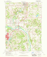 Rockford Michigan Historical topographic map, 1:24000 scale, 7.5 X 7.5 Minute, Year 1967