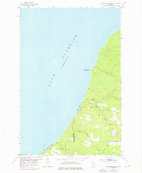 Rockhouse Point Michigan Historical topographic map, 1:24000 scale, 7.5 X 7.5 Minute, Year 1954